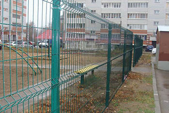 Сварная сетка забор