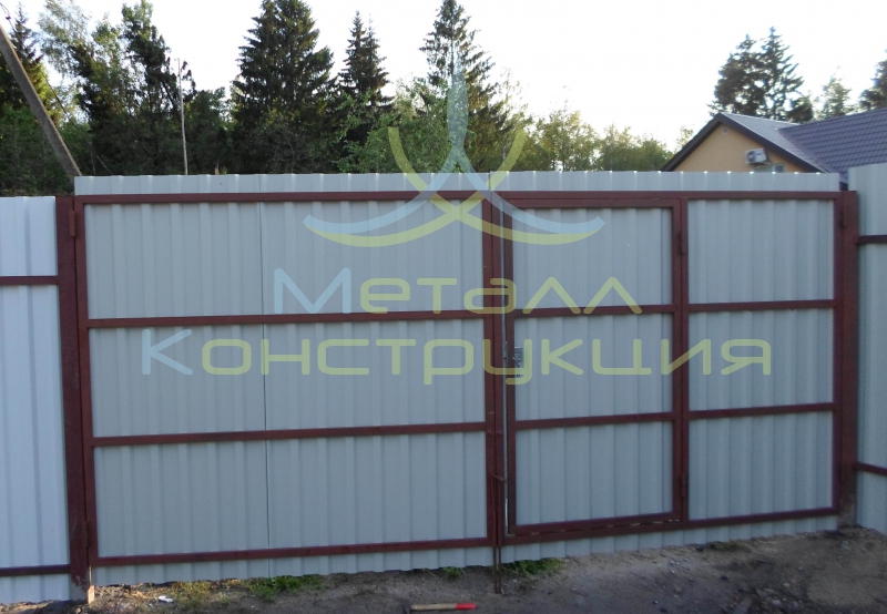 Калитка с замком из профнастила своими руками Калитка с замком из профнастила своими руками