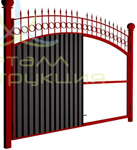 Комбинированные ворота 