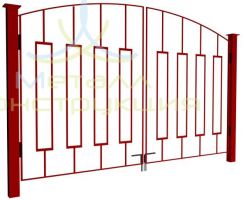 Металлические ворота СВ-05