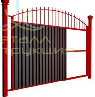 Комбинированная секция забора