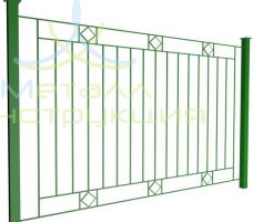 Секционный сварной забор