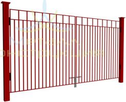 Сварные решетчатые ворота СВ-07