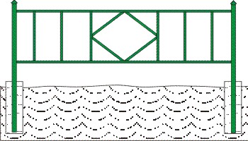 Газонное ограждение 1