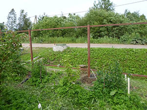 Лаги забора