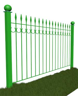 Ковано сварной забор КСЗ-01