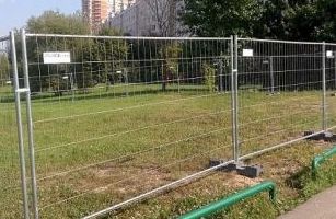 Временные переносные ограждения