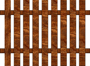 Прямой штакетник