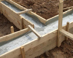 Строительство ленточного фундамента