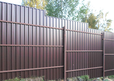 Забор из профлиста