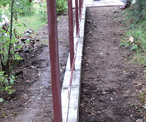 Установка с бетоном