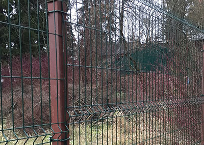 Забор из сетки