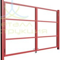 Ворота в раме с четвертью
