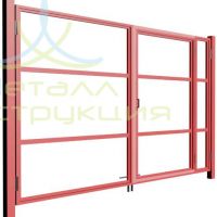 Калитка в воротах с четвертью