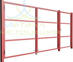 Ворота и калитка под обшивку с четвертью